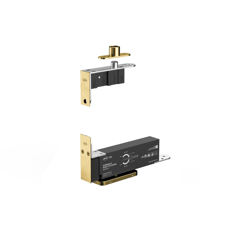 ΚΡΥΦΟ PIVOT - 204 - ΜΕ ΜΗΧΑΝΙΣΜΟ ΕΠΑΝΑΦΟΡΑΣ - ΕΩΣ 100kg - ΜΕ ΣΥΣΤΗΜΑ HOLD OPEN ΣΤΙΣ 90 ΜΟΙΡΕΣ - ΧΡΥΣΟ ΜΑΤ PVD