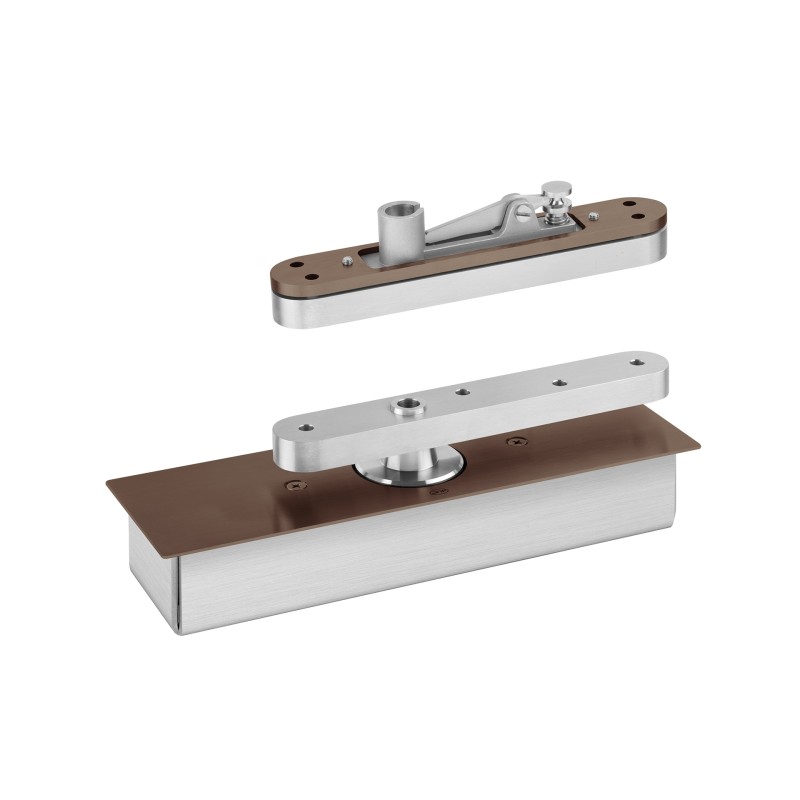 ΧΩΝΕΥΤΟΣ ΜΕΝΤΕΣΕΣ ΑΝΟΙΓΟΜΕΝΗΣ ΠΟΡΤΑΣ PIVOT "FREE 500" / ΕΩΣ 500kg / ΑΝΟΞΕΙΔΩΤΟΣ / CHOCOLATE MAT PVD