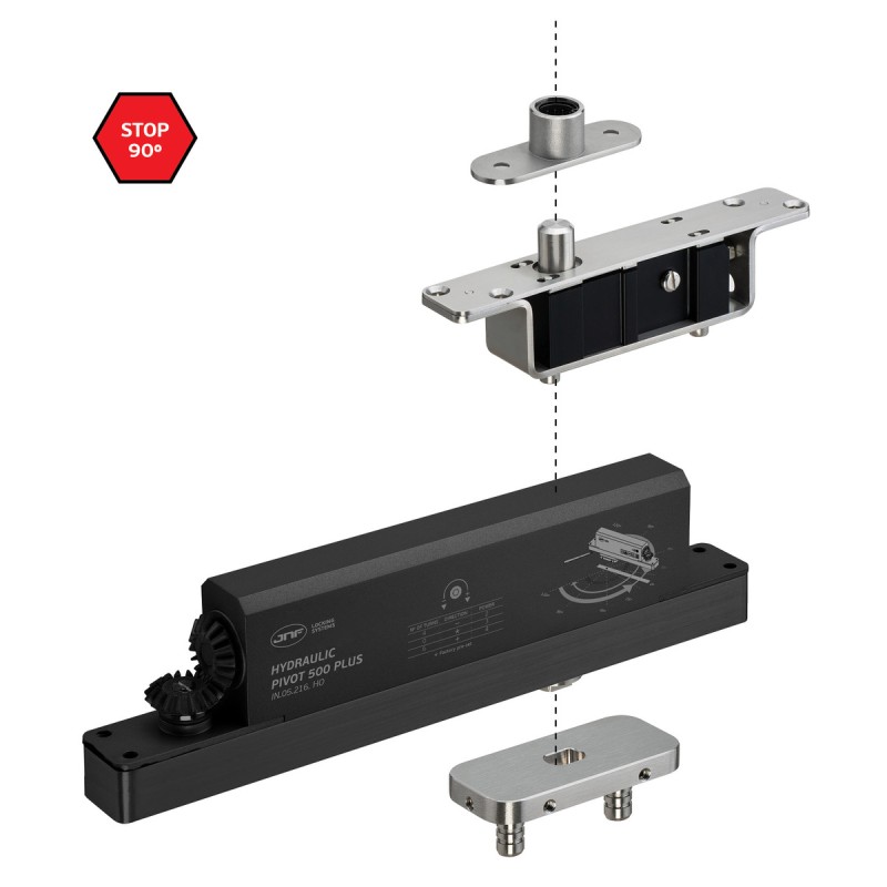 ΚΡΥΦΟ PIVOT - 216 - ΜΕ ΜΗΧΑΝΙΣΜΟ ΕΠΑΝΑΦΟΡΑΣ - ΕΩΣ 500kg - ΜΕ ΣΥΣΤΗΜΑ HOLD OPEN ΣΤΙΣ 90 ΜΟΙΡΕΣ