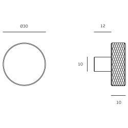 ΠΟΜΟΛΑΚΙ ΕΠΙΠΛΩΝ " WATCH SERIES " Φ30 - ΚΑΝΕΛΑΖ - ΑΝΟΞΕΙΔΩΤΟ - ΧΑΛΚΙΝΟ ΜΑΤ PVD
