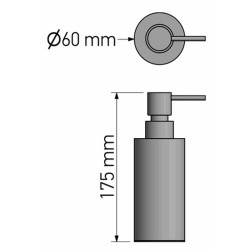 ΕΠΙΚΑΘΗΜΕΝΟ DISPENSER ΟΡΕΙΧΑΛΚΙΝΟ - ΧΡΩΜΙΟ