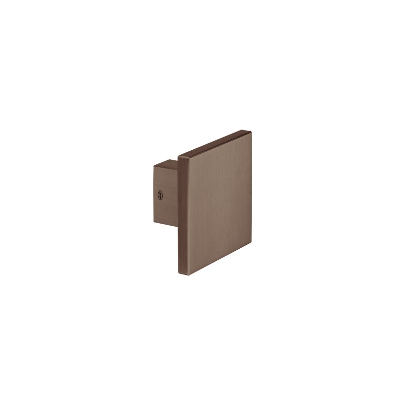 ΛΑΒΗ ΠΟΡΤΑΣ 100x100mm / 166 / ΜΑΣΙΦ ΑΝΟΞΕΙΔΩΤΗ - CHOCOLATE MAT PVD - ΤΕΜΑΧΙΟ