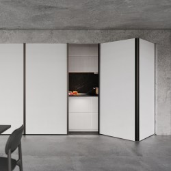 ΟΛΟΚΛΗΡΟΜΕΝΟ ΣΕΤ ΔΥΟ(2) + ΔΥΟ(2) ΣΠΑΣΤΩΝ ΠΟΡΤΩΝ ΜΕ ΣΥΣΤΗΜΑ SOFT CLOSE - ΦΑΡΔΟΣ ΕΩΣ 2000mm