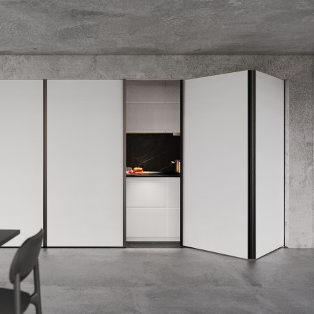 ΟΛΟΚΛΗΡΟΜΕΝΟ ΣΕΤ ΔΥΟ(2) + ΔΥΟ(2) ΣΠΑΣΤΩΝ ΠΟΡΤΩΝ ΜΕ ΣΥΣΤΗΜΑ SOFT CLOSE - ΦΑΡΔΟΣ ΕΩΣ 2000mm