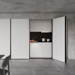 ΟΛΟΚΛΗΡΟΜΕΝΟ ΣΕΤ ΔΥΟ (2) ΣΠΑΣΤΩΝ ΠΟΡΤΩΝ ΜΕ ΣΥΣΤΗΜΑ SOFT CLOSE - ΦΑΡΔΟΣ ΕΩΣ 2000mm