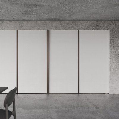 ΟΛΟΚΛΗΡΟΜΕΝΟ ΣΕΤ ΔΥΟ (2) ΣΠΑΣΤΩΝ ΠΟΡΤΩΝ ΜΕ ΣΥΣΤΗΜΑ SOFT CLOSE - ΦΑΡΔΟΣ ΕΩΣ 2000mm