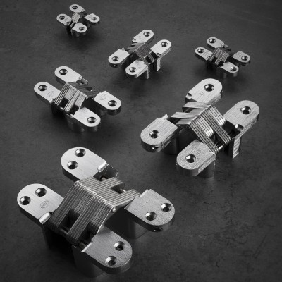 ΚΡΥΦΟΣ ΜΕΝΤΕΣΕΣ ΧΤΕΝΙ 95mm ΧΩΡΙΣ ΡΥΘΜΙΣΗ - ΝΙΚΕΛ ΜΑΤ - ΖΑΜΑΚ & INOX