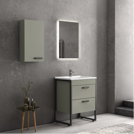 ΕΠΙΠΛΟ IKAROS 65 ΜΕ 2 ΣΥΡΤΑΡΙΑ - GRIGIO OLIO (65x45cm)