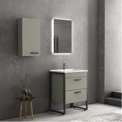 ΕΠΙΠΛΟ IKAROS 65 ΜΕ 2 ΣΥΡΤΑΡΙΑ - GRIGIO OLIO (65x45cm)