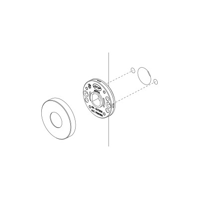ΡΟΖΕΤΑ ΠΟΜΟΛΟΥ "STANDARD ROSE" ΤΕΤΡΑΓΩΝΗ - ΑΝΟΞΕΙΔΩΤΟ - INOX ΜΑΤ