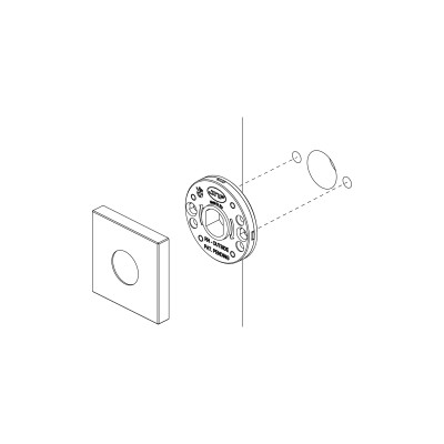 ΡΟΖΕΤΑ ΠΟΜΟΛΟΥ "STANDARD ROSE" ΤΕΤΡΑΓΩΝΗ - ΑΝΟΞΕΙΔΩΤΟ - INOX ΜΑΤ