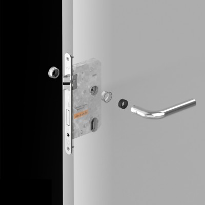 ΡΟΖΕΤΑ ΠΟΜΟΛΟΥ ΚΡΥΦΗ - EVEN LESS - ΑΝΟΞΕΙΔΩΤΗ - INOX MAT - ΖΕΥΓΑΡΙ