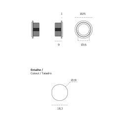 ΡΟΖΕΤΑ ΠΟΜΟΛΟΥ ΚΡΥΦΗ - EVEN LESS LIGHT VERSION - ΑΝΟΞΕΙΔΩΤΗ - INOX MAT - ΖΕΥΓΑΡΙ