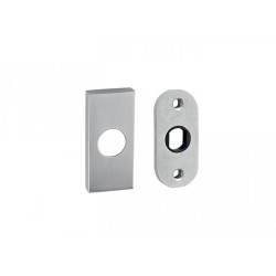 ΡΟΖΕΤΑ ΠΟΜΟΛΟΥ ΟΡΘΟΓΩΝΙΑ ΜΕ ΕΠΑΝΑΦΟΡΑ - ΑΝΟΞΕΙΔΩΤΗ - INOX MAT - ΖΕΥΓΑΡΙ