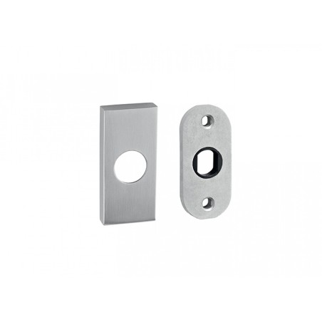 ΡΟΖΕΤΑ ΠΟΜΟΛΟΥ ΟΡΘΟΓΩΝΙΑ ΜΕ ΕΠΑΝΑΦΟΡΑ - ΑΝΟΞΕΙΔΩΤΗ - INOX MAT - ΖΕΥΓΑΡΙ