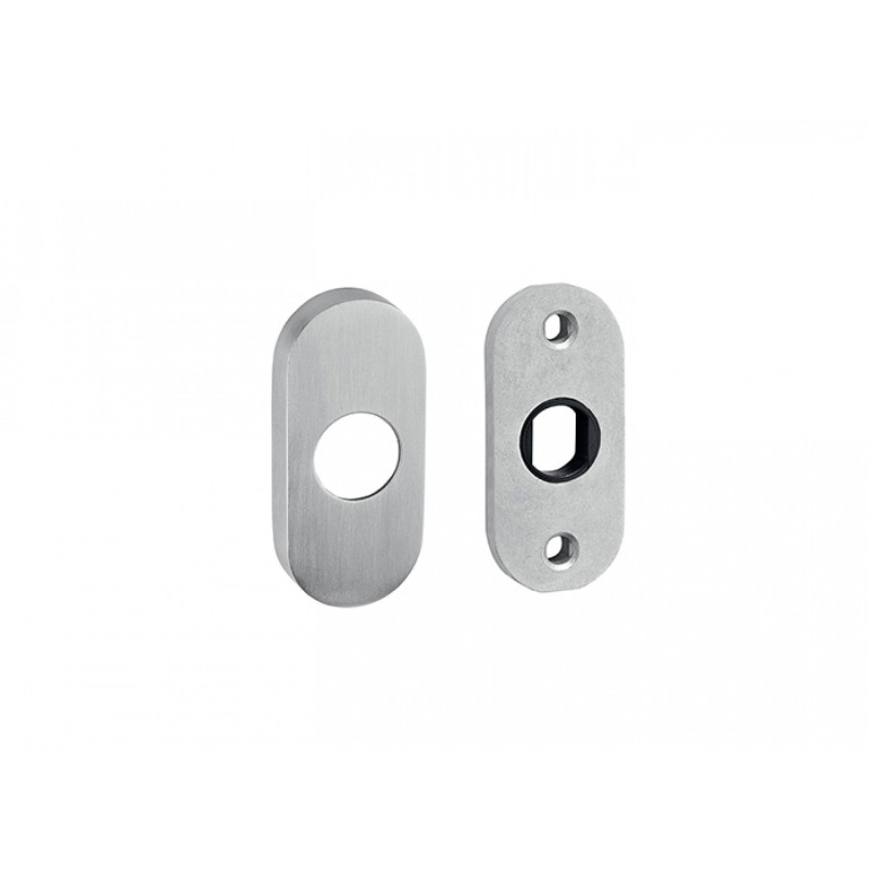 ΡΟΖΕΤΑ ΠΟΜΟΛΟΥ ΟΒΑΛ ΜΕ ΕΠΑΝΑΦΟΡΑ - ΑΝΟΞΕΙΔΩΤΗ - INOX MAT - ΖΕΥΓΑΡΙ