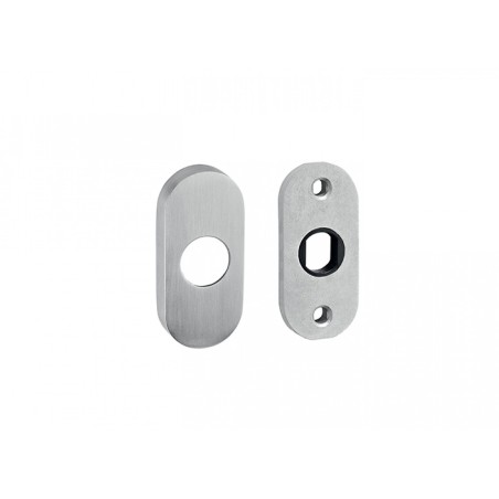 ΡΟΖΕΤΑ ΠΟΜΟΛΟΥ ΟΒΑΛ ΜΕ ΕΠΑΝΑΦΟΡΑ - ΑΝΟΞΕΙΔΩΤΗ - INOX MAT - ΖΕΥΓΑΡΙ